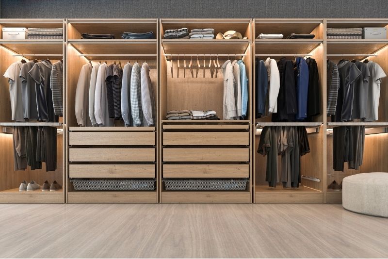 tall closet